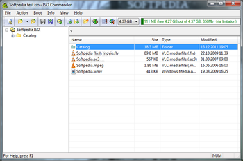 ISO Commander screenshot