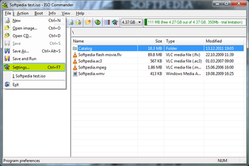 ISO Commander screenshot 2