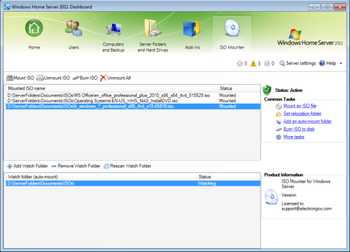 ISO Mounter for Windows Server screenshot