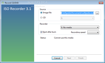 ISO Recorder screenshot
