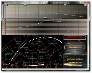ISON Comet of 2013 Astrology Viewer screenshot