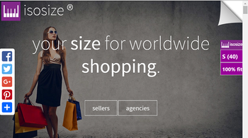 isosize clothing size widget screenshot