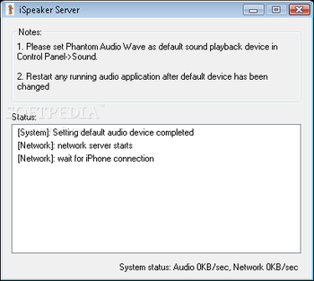 iSpeaker Server screenshot