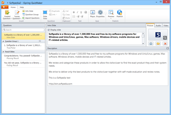 iSpring QuizMaker screenshot