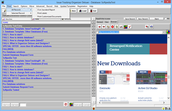 Issue Tracking Organizer Deluxe screenshot 5