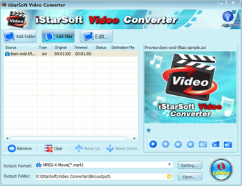 iStarSoft Video Converter screenshot