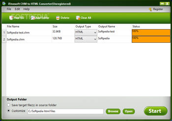 iStonsoft CHM to HTML Converter screenshot