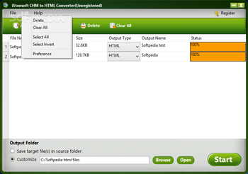 iStonsoft CHM to HTML Converter screenshot 2