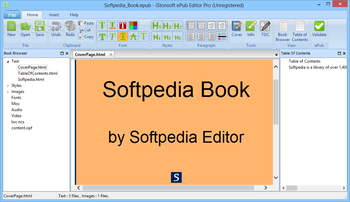 iStonsoft ePub Editor Pro screenshot