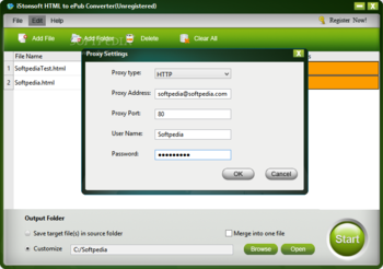 iStonsoft HTML to ePub Converter screenshot 4