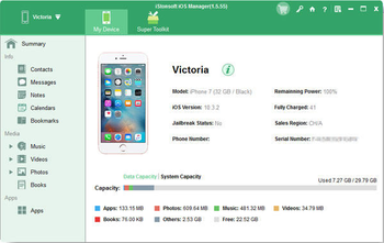 iStonsoft iOS Manager screenshot 2
