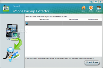 iStonsoft iPhone Backup Extractor screenshot