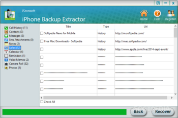 iStonsoft iPhone Backup Extractor screenshot 5
