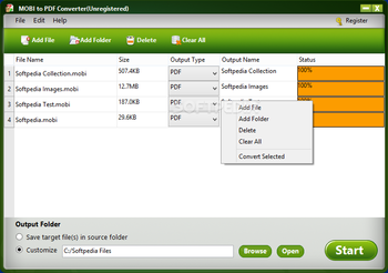 iStonsoft MOBI to PDF Converter screenshot 2