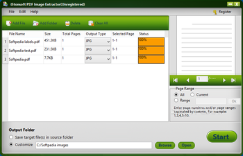 iStonsoft PDF Image Extractor screenshot