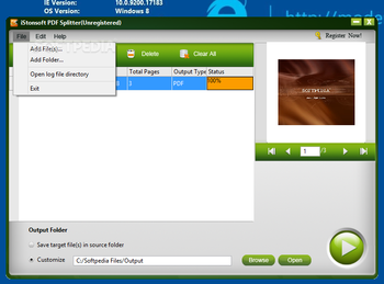 iStonsoft PDF Splitter screenshot 2