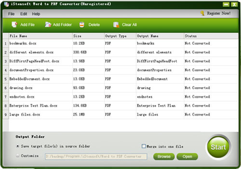 iStonsoft Word to PDF Converter screenshot 2