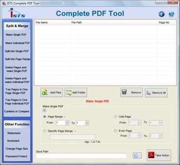 ISTS Complete PDF Tool screenshot