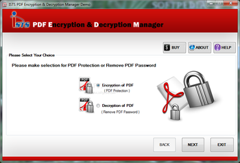 ISTS PDF Encryption & Decryption Manager screenshot