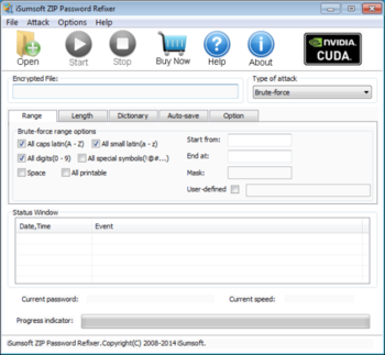 iSumsoft ZIP Password Refixer screenshot