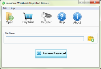 iSunshare Workbook Unprotect Genius screenshot 5