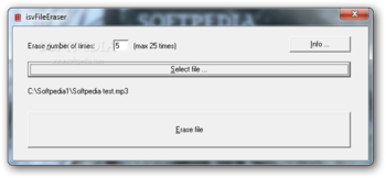 isvFileEraser screenshot