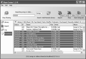iSyncTunes screenshot