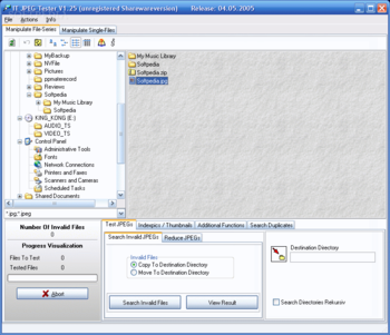 IT JPEG-Tester screenshot