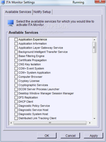 ITA Monitor screenshot