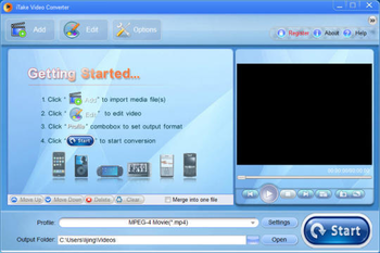 iTake Video Converter Pro screenshot