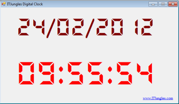ITJungles Digital Clock screenshot