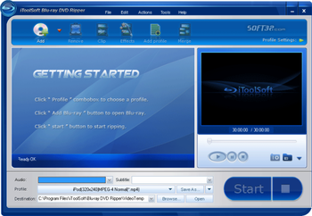 iToolSoft Blu-ray DVD Ripper screenshot
