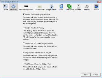 iTunes Album Browser Widget screenshot 3