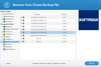 iTunes Backup Extractor Free Edition screenshot 7
