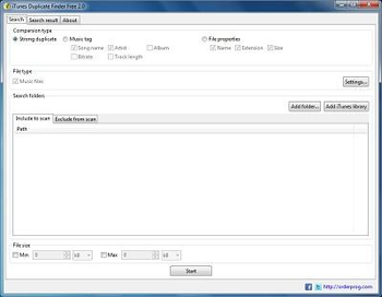 iTunes Duplicate Finder Free screenshot