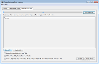 iTunes Duplicate Song Manager screenshot 3