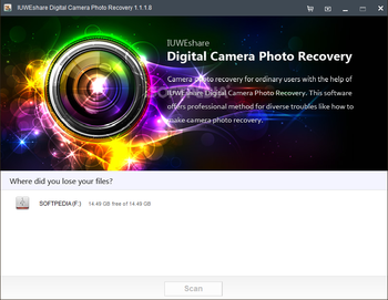 IUWEshare Digital Camera Photo Recovery screenshot