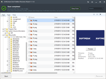 IUWEshare Disk Partition Recovery Wizard screenshot 4