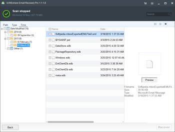 IUWEshare Email Recovery Pro screenshot 4