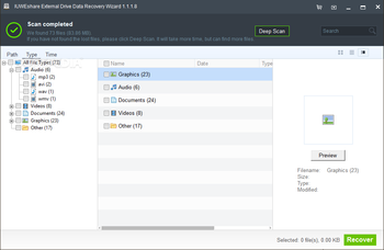 IUWEshare External Drive Data Recovery Wizard screenshot 2