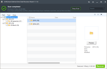 IUWEshare External Drive Data Recovery Wizard screenshot 3