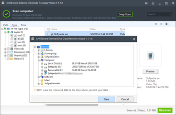 IUWEshare External Drive Data Recovery Wizard screenshot 4