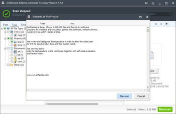 IUWEshare External Drive Data Recovery Wizard screenshot 6
