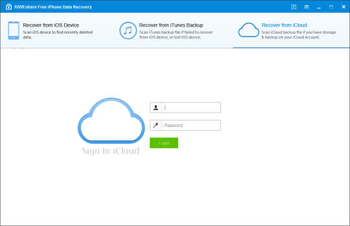 IUWEshare Free iPhone Data Recovery screenshot 2