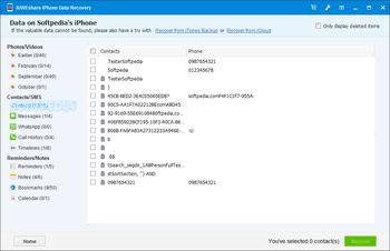 IUWEshare iPhone Data Recovery screenshot 4