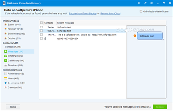 IUWEshare iPhone Data Recovery screenshot 5