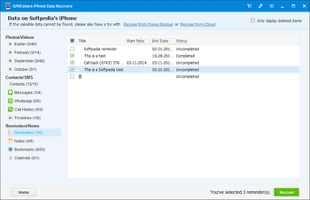 IUWEshare iPhone Data Recovery screenshot 7