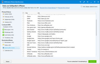 IUWEshare iPhone Data Recovery screenshot 8