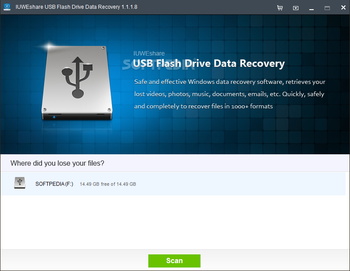 IUWEshare USB Flash Drive Data Recovery screenshot