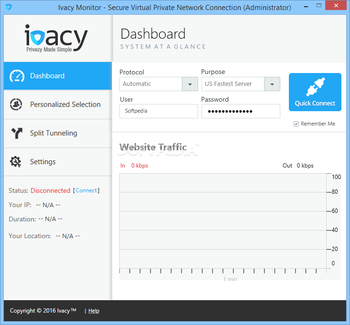 Ivacy screenshot